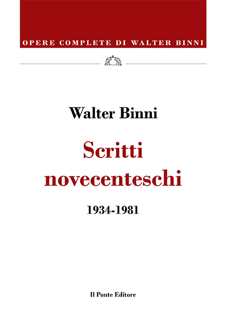 Scritti novecenteschi – 1934-1981